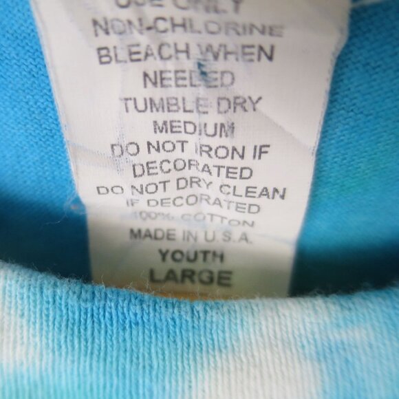 Vintage Walt Disney World Splash Mountain Tie-Dye T-Shirt Size Youth L - Picture 9 of 9